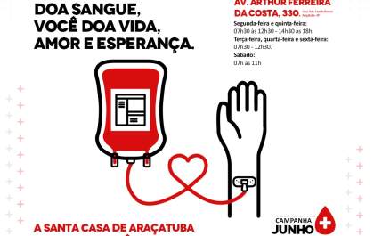 Unisalesiano e Santa Casa se unem para reforçar doações de sangue ao Hemocentro