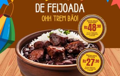 Com a chegada do frio, Marmitaria Sabor Vital traz a tradicional feijoada