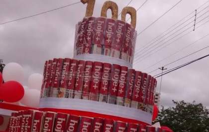 Nostalgia: Homenagem emocionante quando Hojemais foi celebrado no centenário de Três Lagoas