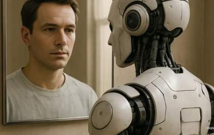 Quando a máquina copia o criador: o reflexo humano na inteligência artificial