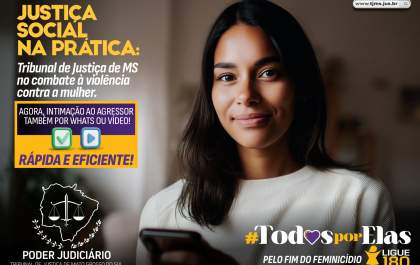 Intimação de medidas protetivas por WhatsApp intensifica ações de combate ao feminicídio