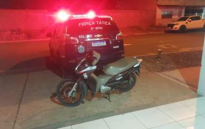 Policiais do 2º BPM Recuperam Motocicleta Furtada em Três Lagoas