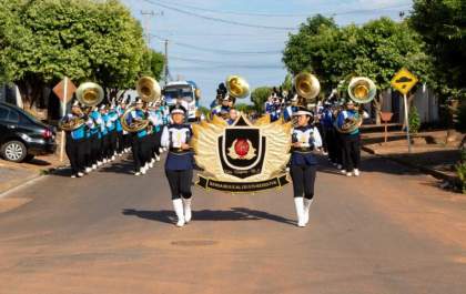 Banda Marcial Cristo Redentor conquista 1º lugar no Campeonato Estadual em Dourados