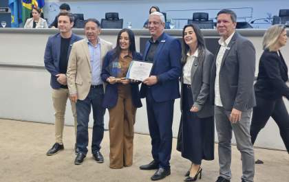 Câmara de Três Lagoas é homenageada em evento estadual por destaque na educação legislativa