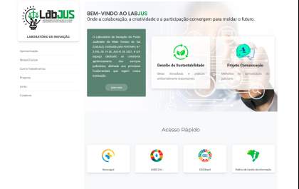 LabJus-MS lança site com projetos e iniciativas para inovação no Judiciário
