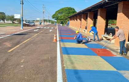 Arena Mix passa por revitalização para sediar eventos em Três Lagoas