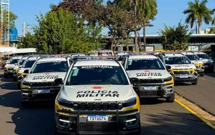 Polícia Militar Rodoviária recebe 25 viaturas da concessionária Via Rondon