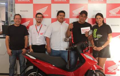 Promoção do Milhão: sorteio premia morador de Ipeúna com Moto Honda Biz