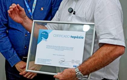 Três Lagoas recebe o selo CAIXA Gestão Sustentável nível Topázio