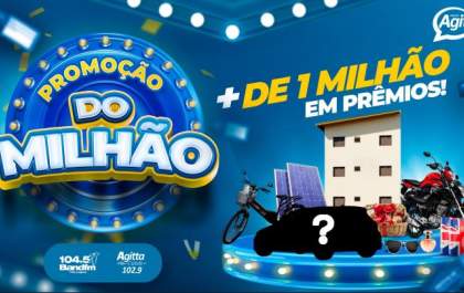 Promoção do Milhão do Grupo Agitta distribui prêmios em comemoração ao Mês das Crianças