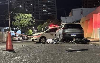 Motociclista morre em colisão com carro em Araçatuba