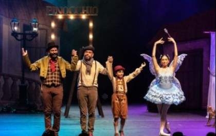 Três Lagoas recebe espetáculo infantil gratuito: Era uma vez Pinocchio