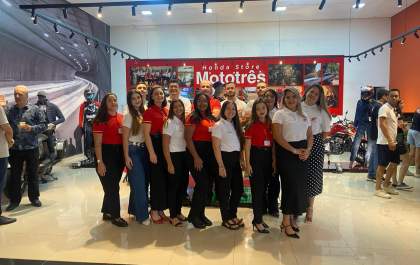 Inauguração da Honda Store Mototrês movimenta o Shopping Três Lagoas