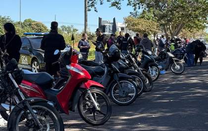 Prefeitura de Birigui faz operação para fiscalizar motos barulhentas