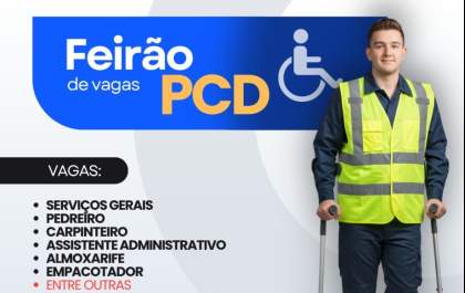 Casa do Trabalhador realiza feirão de vagas exclusivo para pessoas com deficiência em Três Lagoas