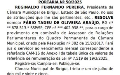 Autor de requerimento para extinguir mandato de Fermino é nomeado assessor da nova vereadora