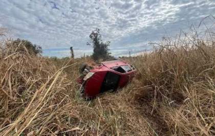 Motorista morre após capotar na BR-419 em Aquidauana