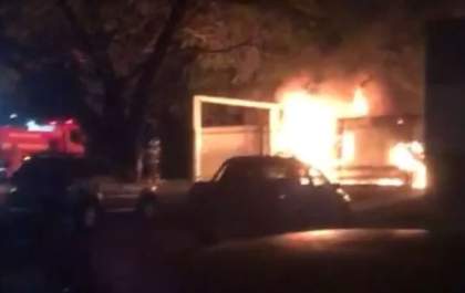 Incêndio destrói ambulância e mobiliza resgate de paciente em hospital de Bonito