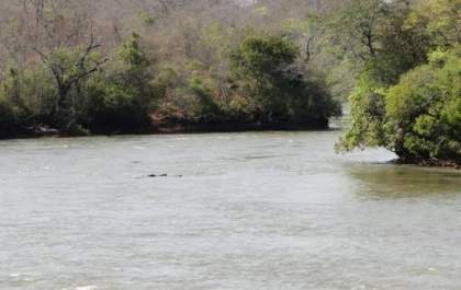 Pessoa desaparece no Rio Verde em Água Clara