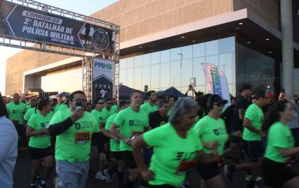 Confiram as fotos da Corrida do 2º Batalhão de Polícia Militar de Três lagoas