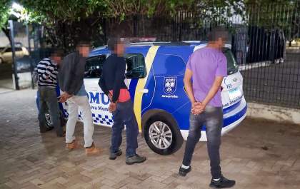 Guarda Municipal detém grupo acusado de tentar furtar cabos da iluminação da praça Olímpica