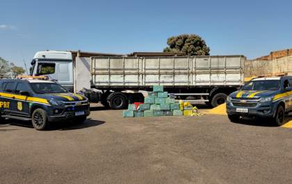 PRF apreende mais de 440 kg de drogas na entrada de Três Lagoas