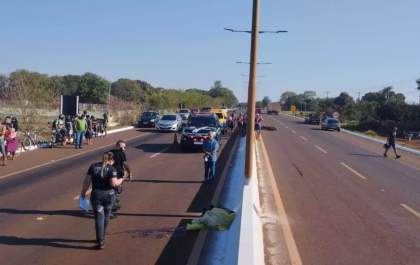 Jovem de 25 anos morre após colidir motocicleta contra poste na MS-156