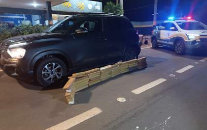 Homem é preso em Araçatuba com 55 quilos de maconha