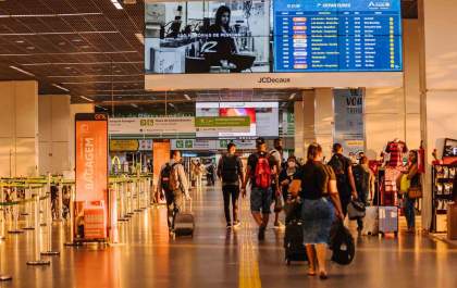 Setor aéreo bate recorde com 11,6 milhões de passageiros em julho