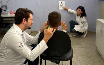 Prefeitura inicia triagem do Mutirão Oftalmológico com alunos da rede pública de ensino