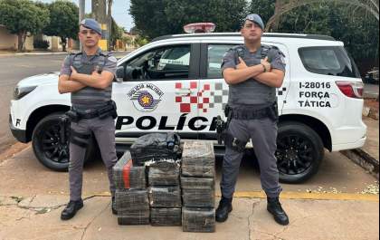Dupla é presa com 200,5 kg de maconha na Rondon