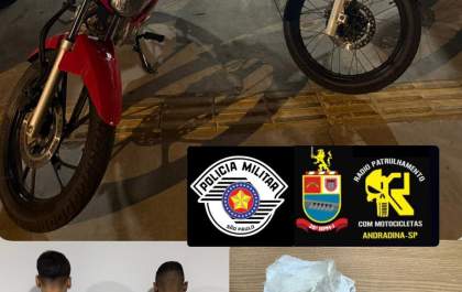 Dupla é presa por tráfico de drogas em Andradina