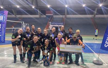 AABB conquista título do Municipal de Voleibol Feminino em Três Lagoas