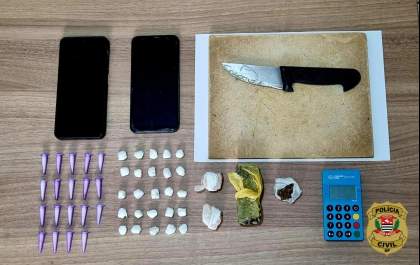 Polícia Civil de Birigui prende motorista por aplicativo acusado de tráfico