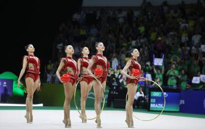 Brasil conquista prata inédita no Mundial de Ginástica Rítmica