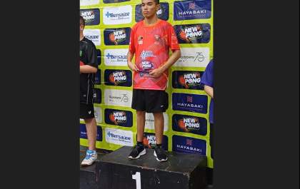 Atleta de Alto Alegre conquista título regional no tênis de mesa