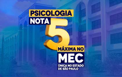 Psicologia do Unisalesiano é único curso no Estado com nota máxima no MEC