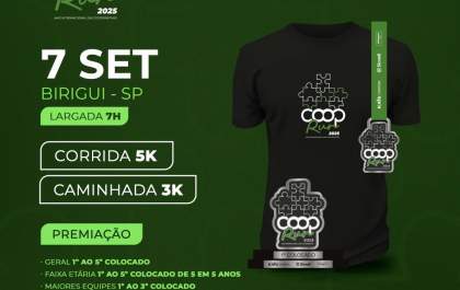 Coop Run: corrida de rua celebra importância das cooperativas