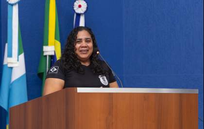 Investigadora Kelly Amarilho recebe homenagem na Câmara por ato de bravura
