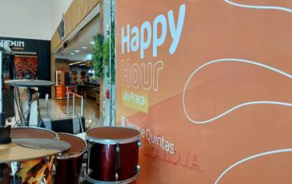 Happy Hour anima Shopping de Araçatuba com shows variados em setembro