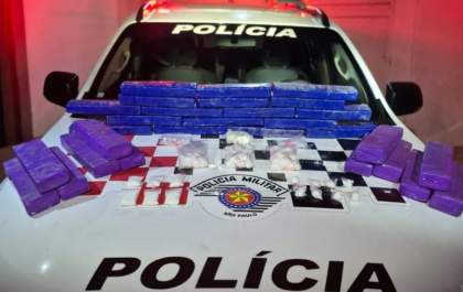 Polícia Militar encontra 29 tijolos de maconha em casa em construção em Birigui