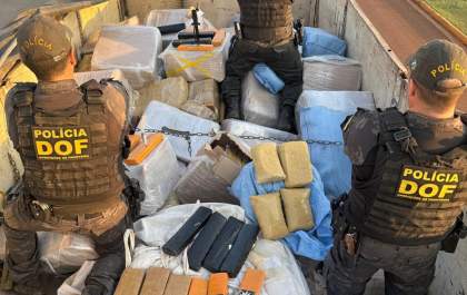 DOF apreende 3 toneladas de drogas que seguiam em meio a carga de cobre para exportação