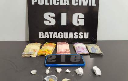 Polícia Civil prende em flagrante Rei do Pó por tráfico de drogas em Bataguassu