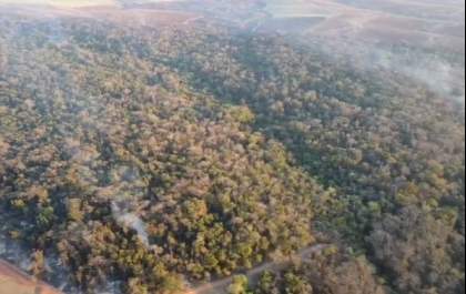 Incêndio na 'Mata do Canha', em Alto Alegre, entra no 4º dia