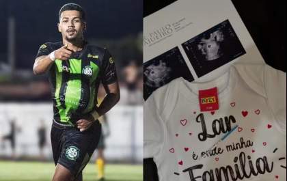 Jogador do CRA homenageia gravidez da esposa com gol, mas perde bebê no dia seguinte em MS
