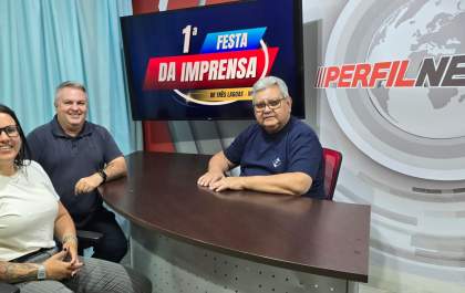 Festa da imprensa de Três Lagoas será realizada no próximo sábado, 20