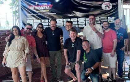 Festa inédita reúne jornalistas e comunicadores em Três Lagoas para celebrar união da imprensa