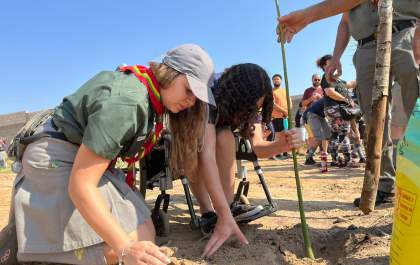 Bosque do Unisalesiano ganha 150 mudas de árvores