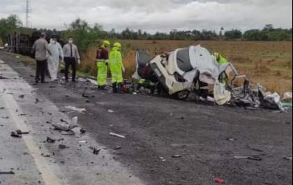 Motorista morre em colisão frontal com carreta na BR-163