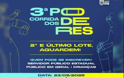 Segundo lote de inscrições para Corrida dos Poderes começa hoje (23)